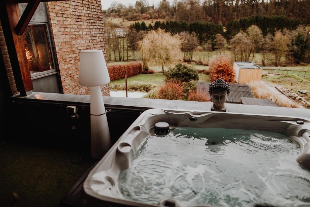 At Home - Jacuzzi Privatif Gesves Esterno foto